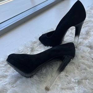 Alexander McQueen ombré heels.